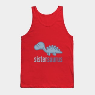 Sistersaurus Shirt Family Dinosaur Shirt Set Tank Top